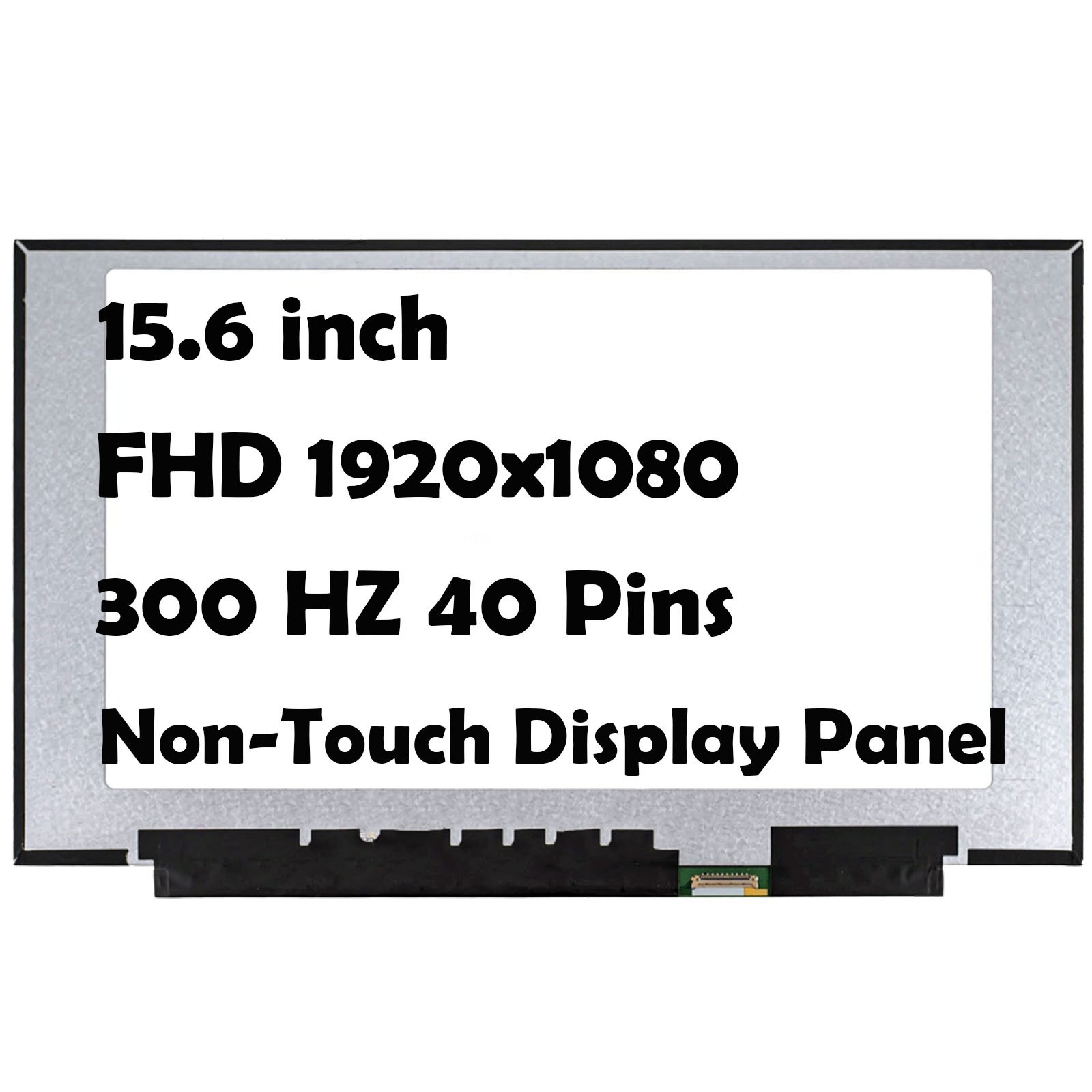 15.6" LP156WFG(SP)(V2) 1920x1080 300Hz 40 Pin LCD Non-Touch Screen Display Panel