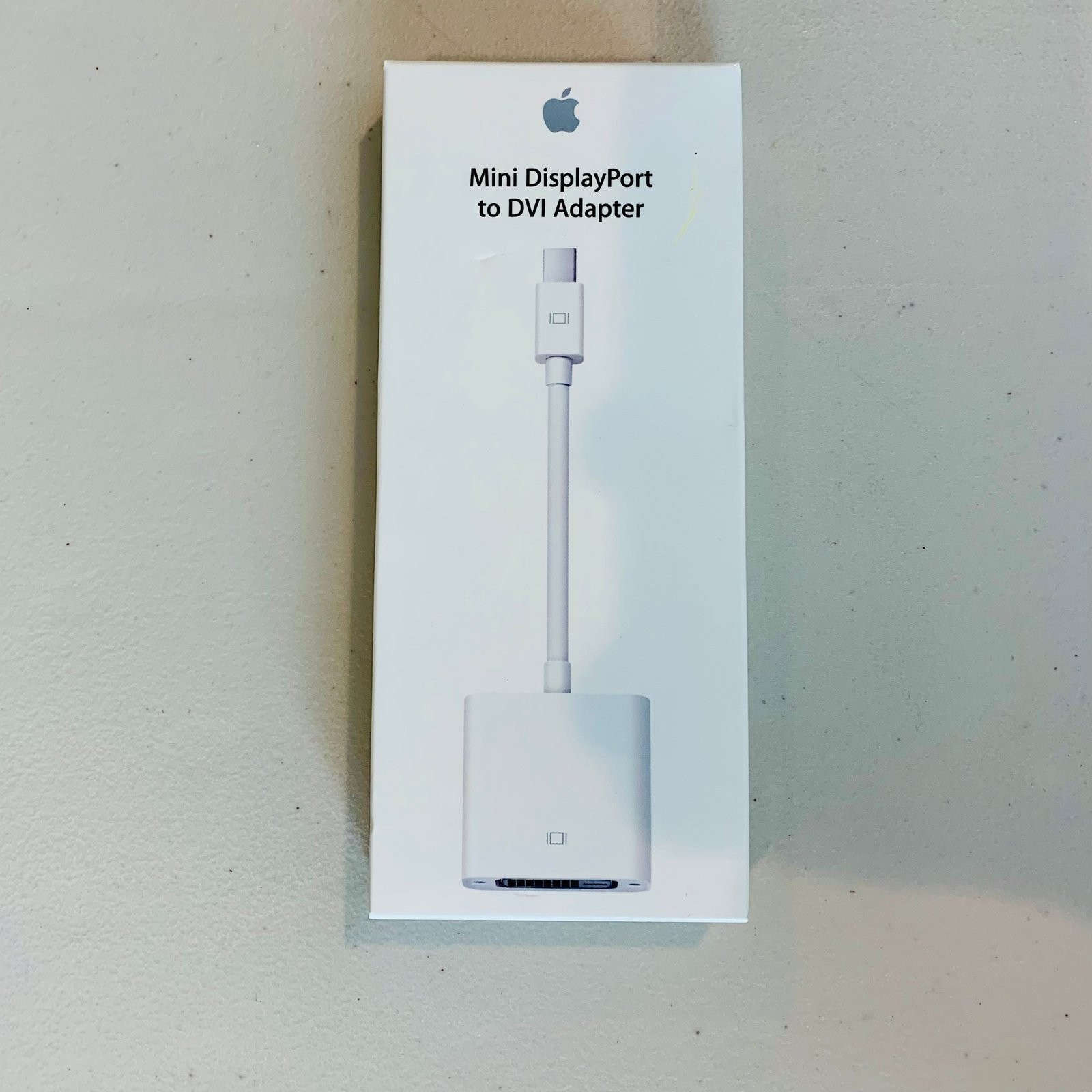 Apple - Mini DisplayPort to DVI Adapter - White (A1305) NEW