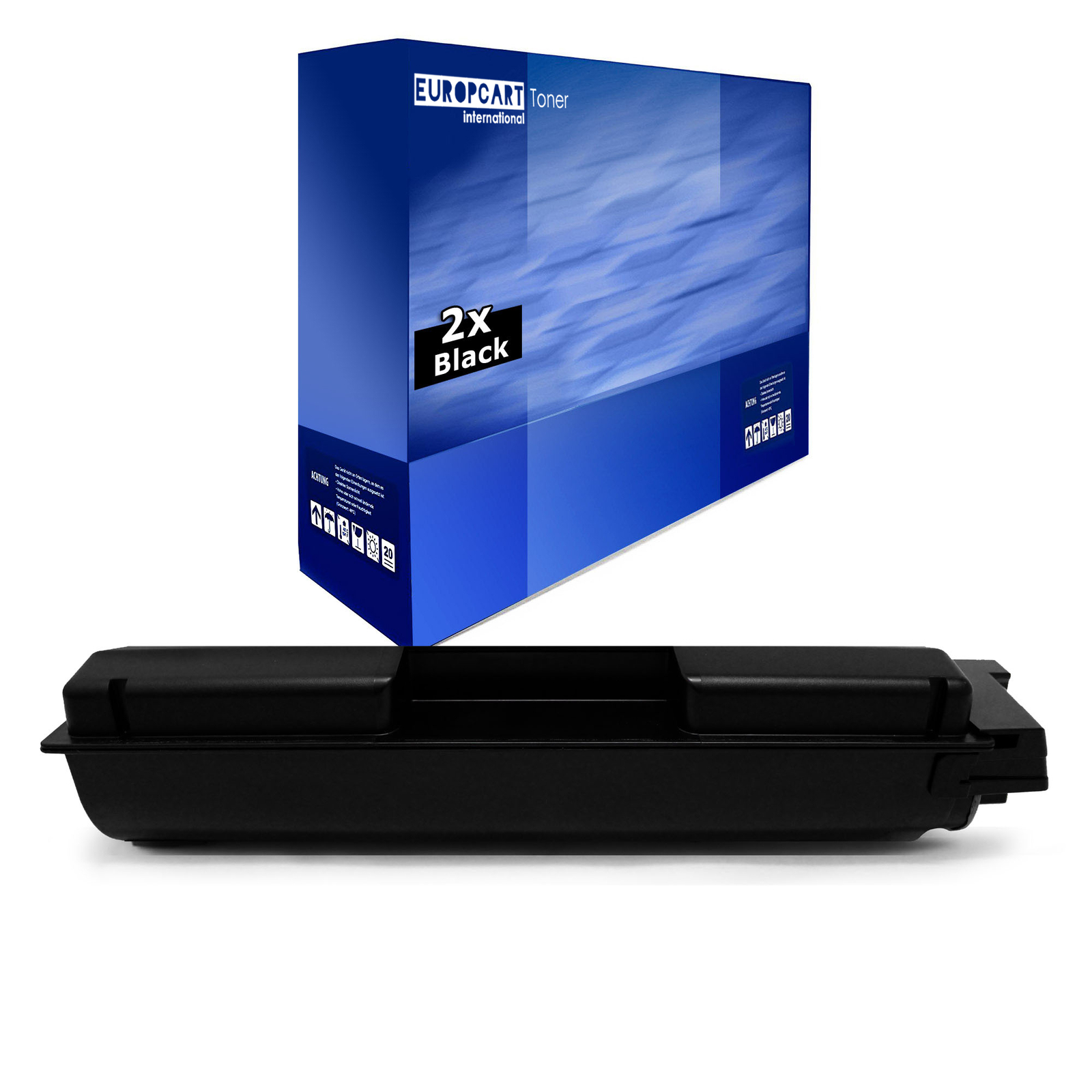 2x Europcart Toner Black replaces Kyocera TK-5290K 1T02TX0NL0