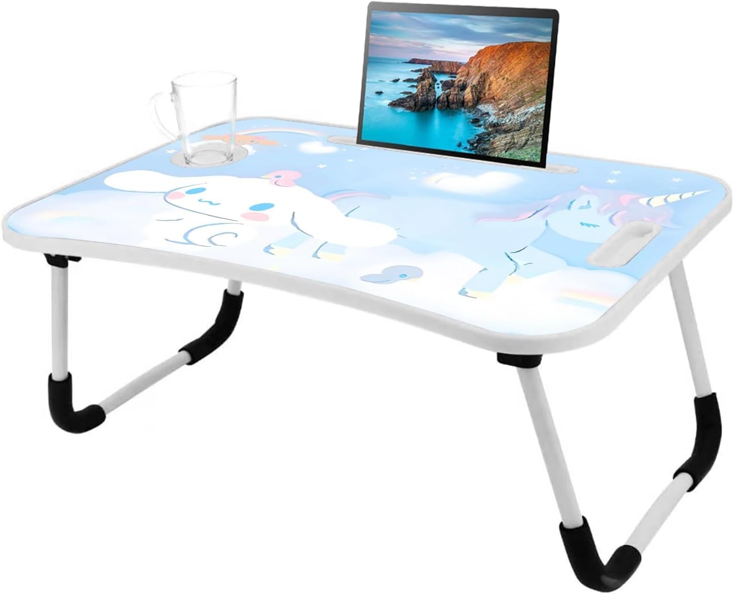 Kawaii Laptop Desk Foldable Kawaii Bed Desk Table Cute Folding Breakfast Tray