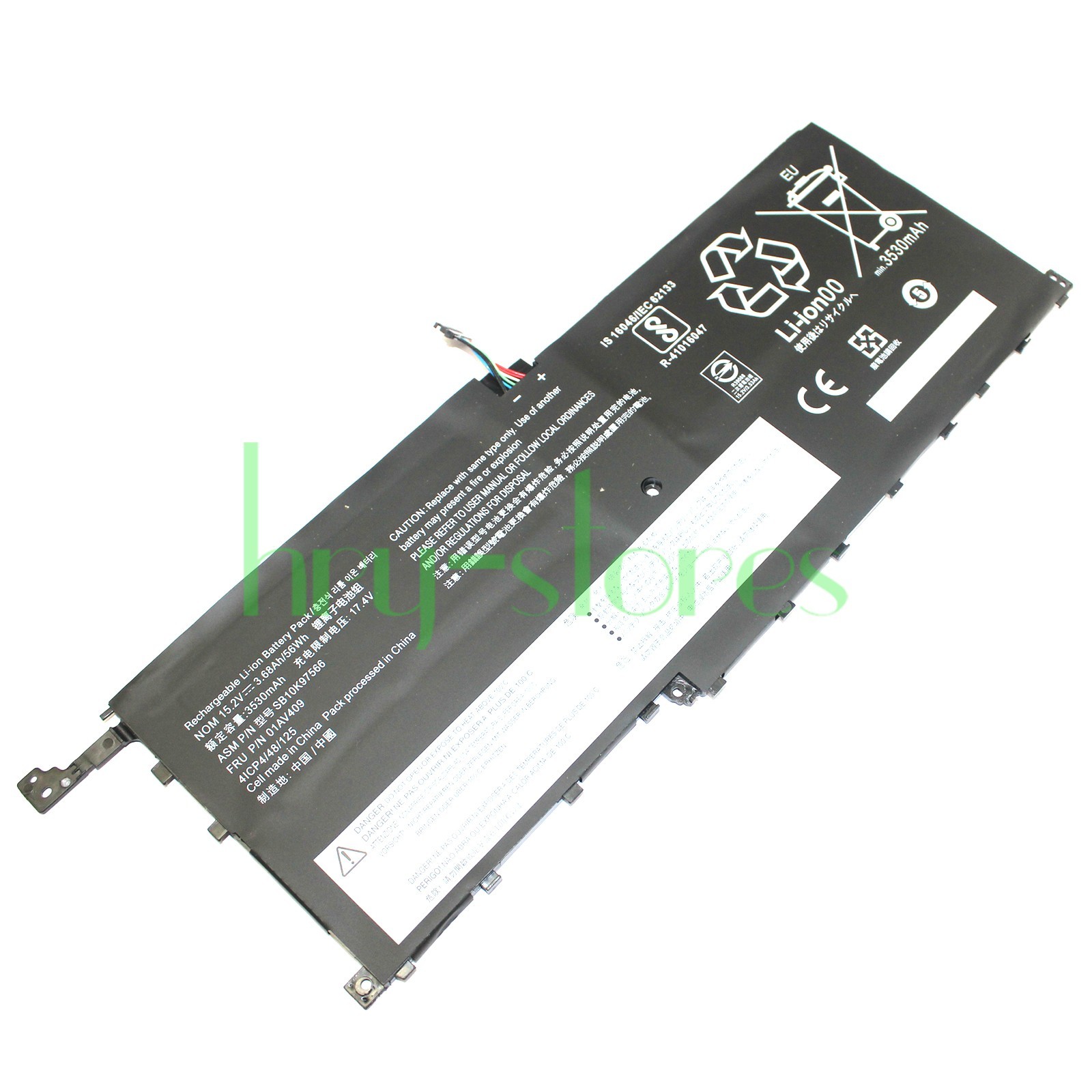 00HW028 01AV438 01AV410 01AV409 56Wh Laptop Battery for Lenovo ThinkPad X1 Yoga