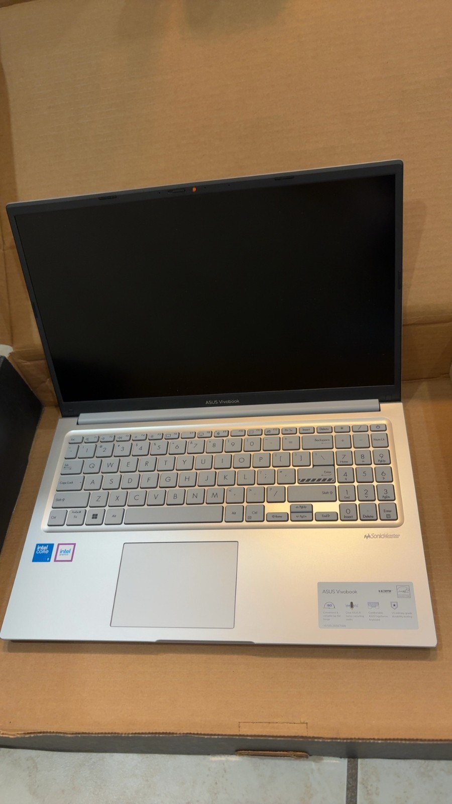ASUS Vivobook 15 F1504VAP-WH56-D 15.6" FHD i5-120U 16GB RAM 512GB SSD Silver