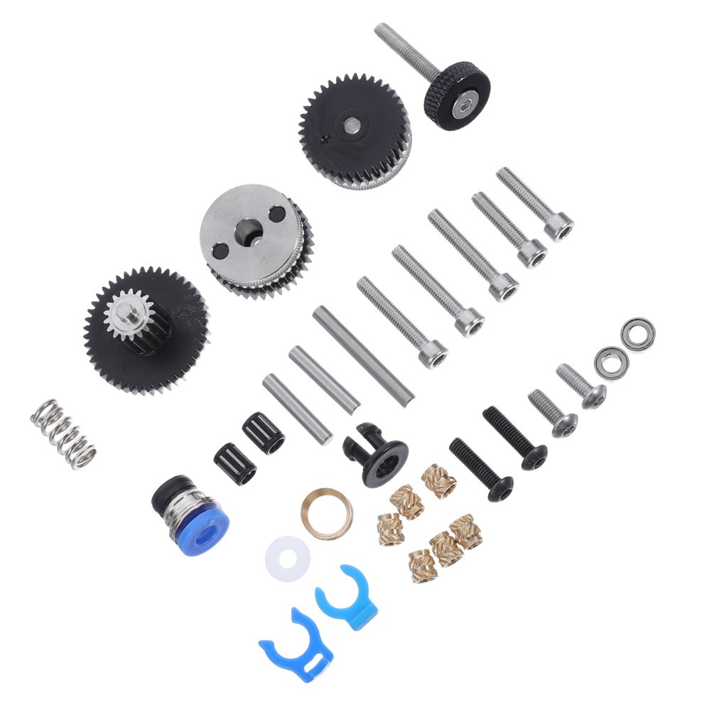 Durable Steel Reduction Gear Extruder Pack for 3D Printer Filament Feeding