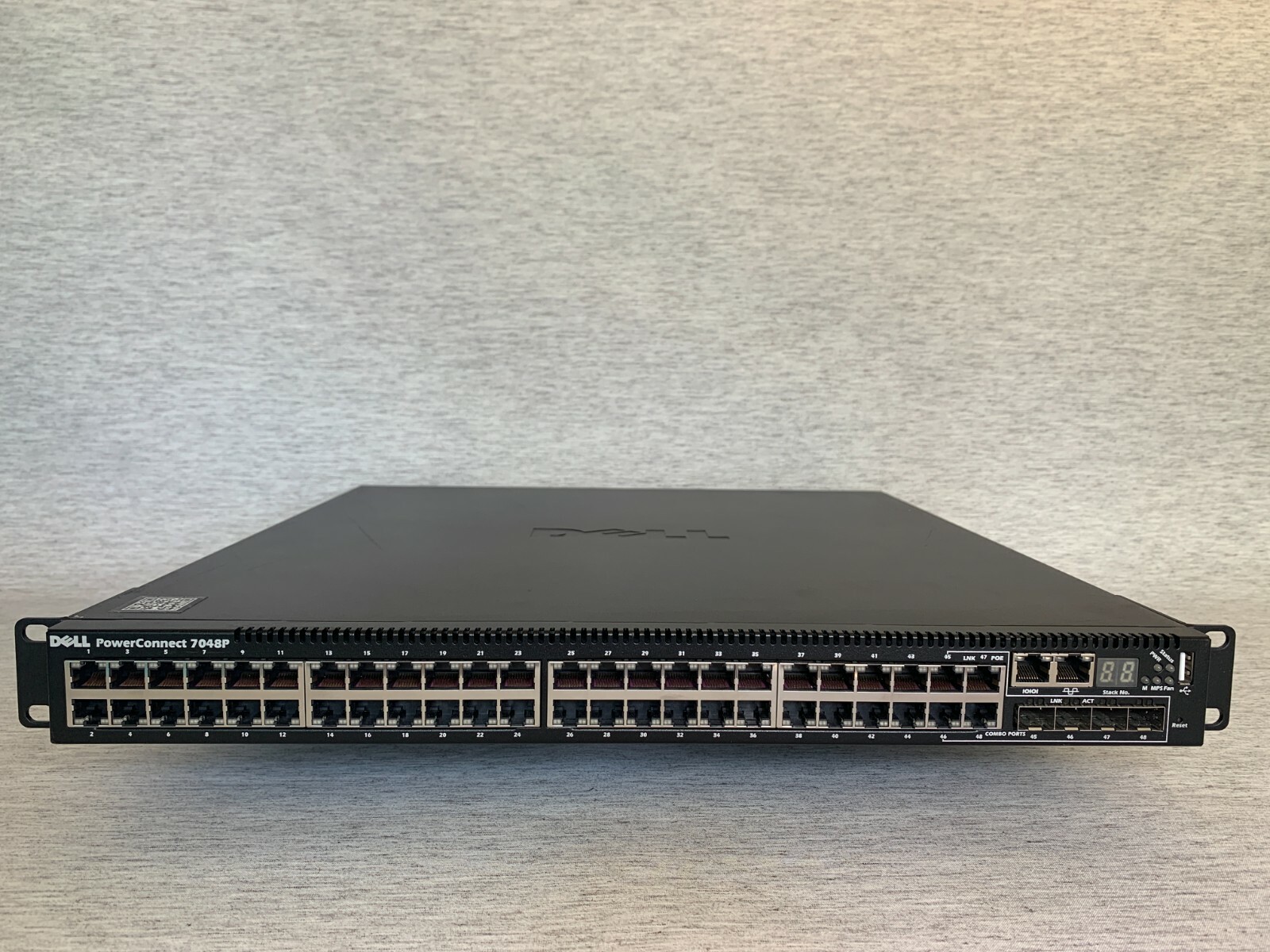 Dell PowerConnect 7WCFK 7048P 48-Port Gigabit POE+ Switch with 10GB SFP+ Ports
