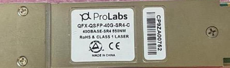 Lot (2) ProLabs QFX-QSFP-40G-SR4-C 40G QSFP+ Juniper Compatible