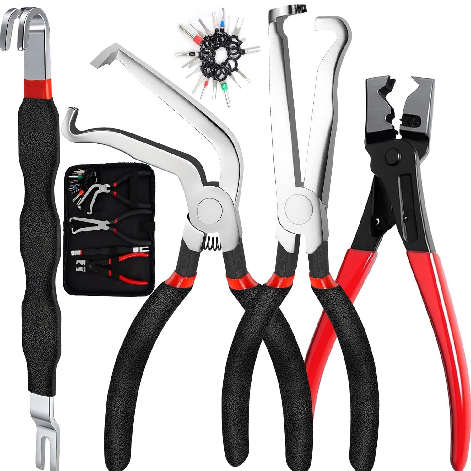 Electrical Disconnect Pliers Tool Kit 5Pcs Connector Car Terminal Pin Removal