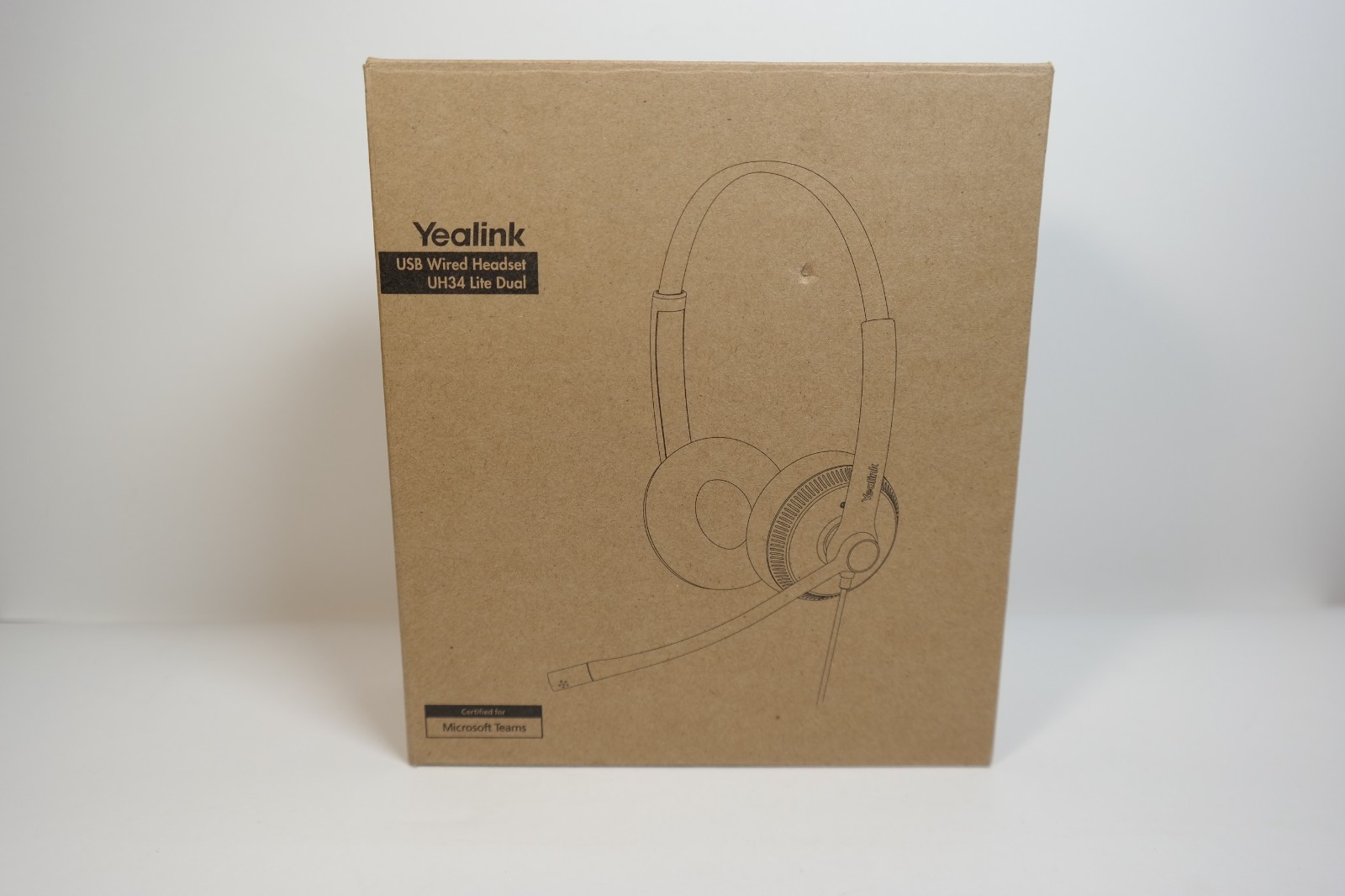 Yealink UH34 Dual Headset Certified for Microsoft Teams USB-A Stereo Headsets 