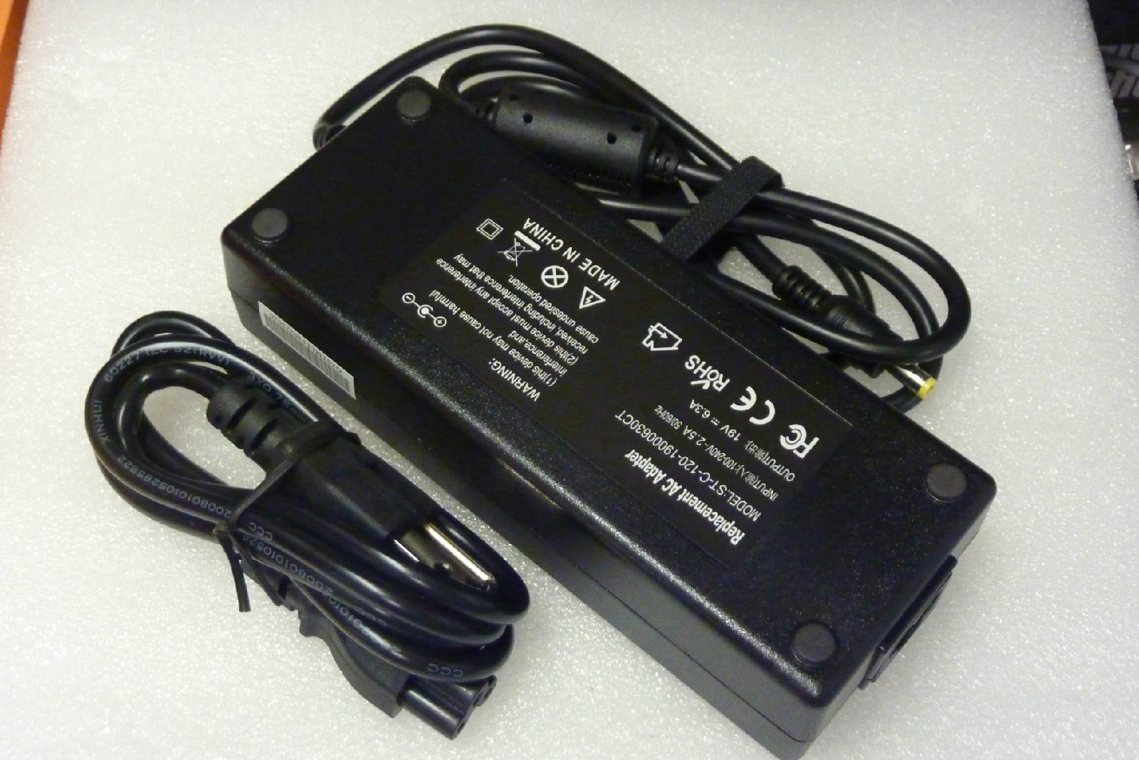 AC Adapter Power Cord Charger 120W Gateway 7210GX 7215GX 7305GZ Lite On PA1121