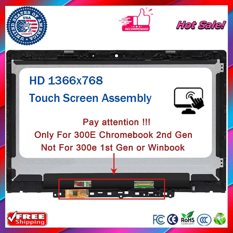 New 11.6 inch for Lenovo 300E Chromebook 2nd Gen AST LCD Touch Screen 5D10Y97713