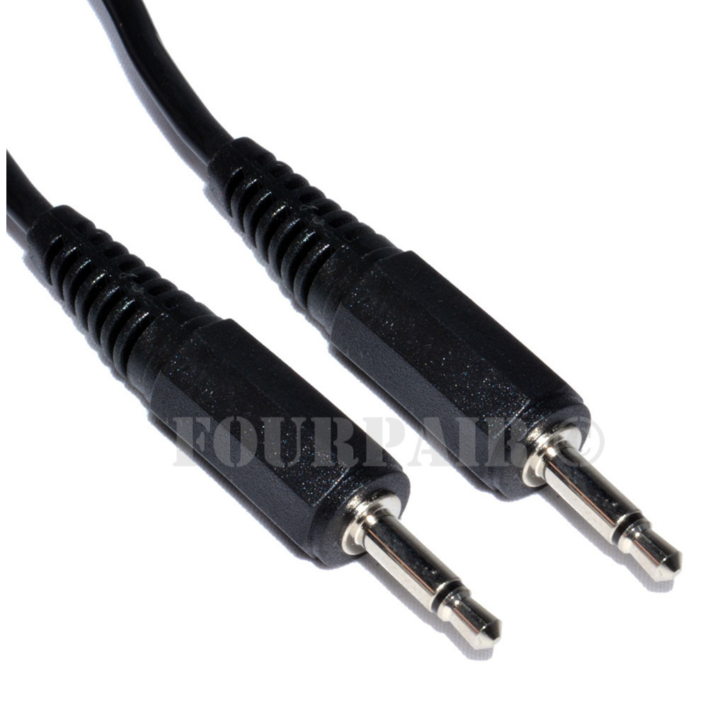 3ft - 3.5mm Male to Male Mono Audio Patch Cable Cord 1/8" TS Plug Mic Microphone