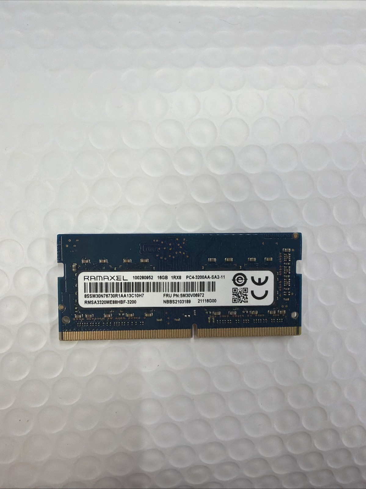 RAMAXEL 16GB (1Rx8) PC4-3200AA SO-DIMM Laptop Memory