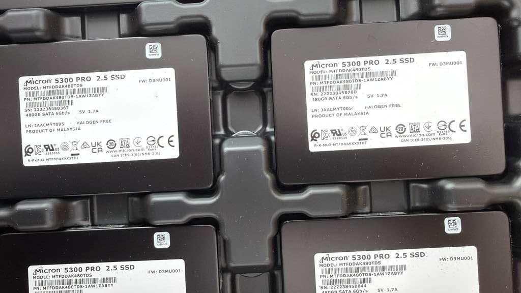 Micron 5300 Pro MTFDDAK480TDS-1AW1ZABYY Internal SSD MTFDDAK480TDS NEW