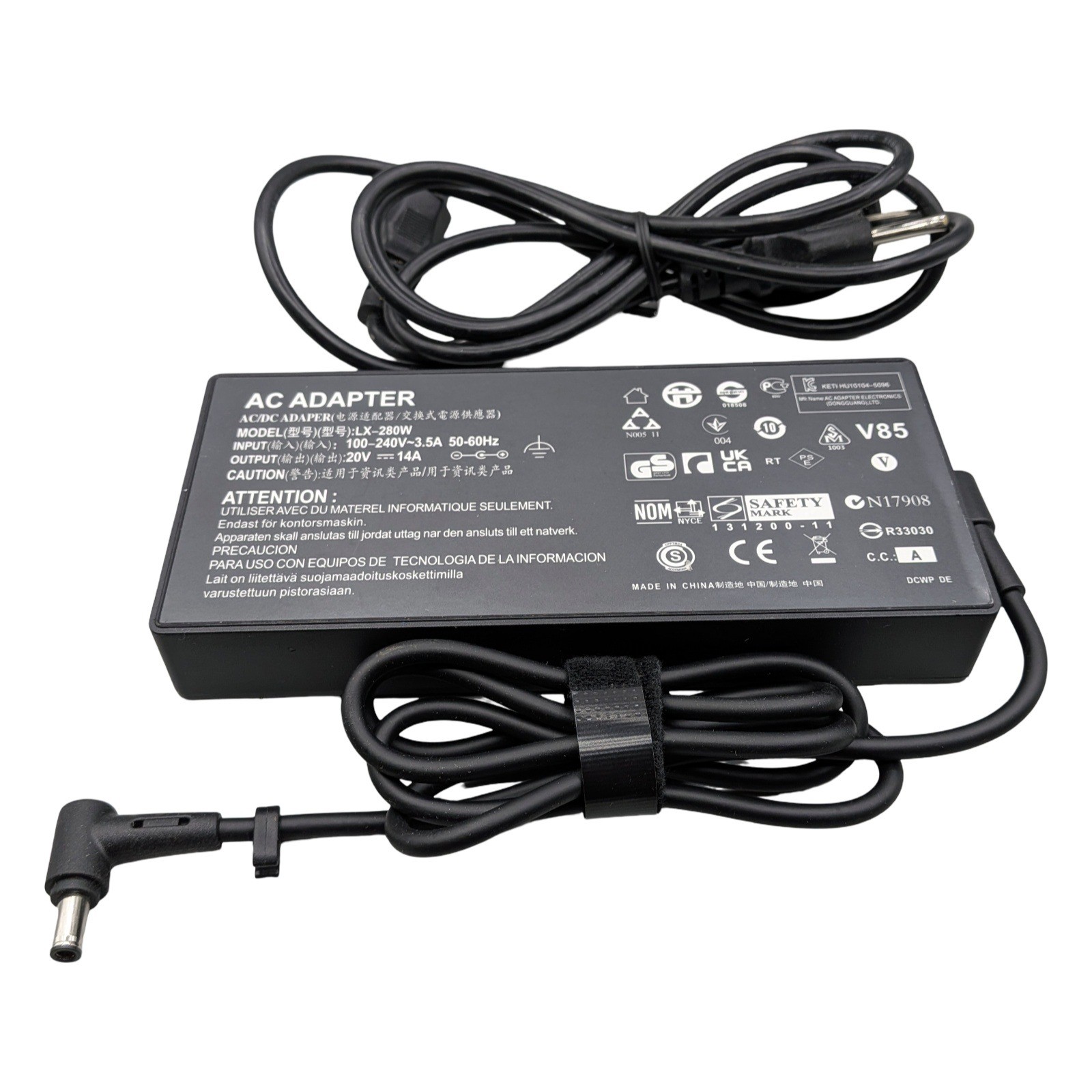 280W AC Adapter Power Supply 20V 14A Model LX-280W RFor Asus Rog
