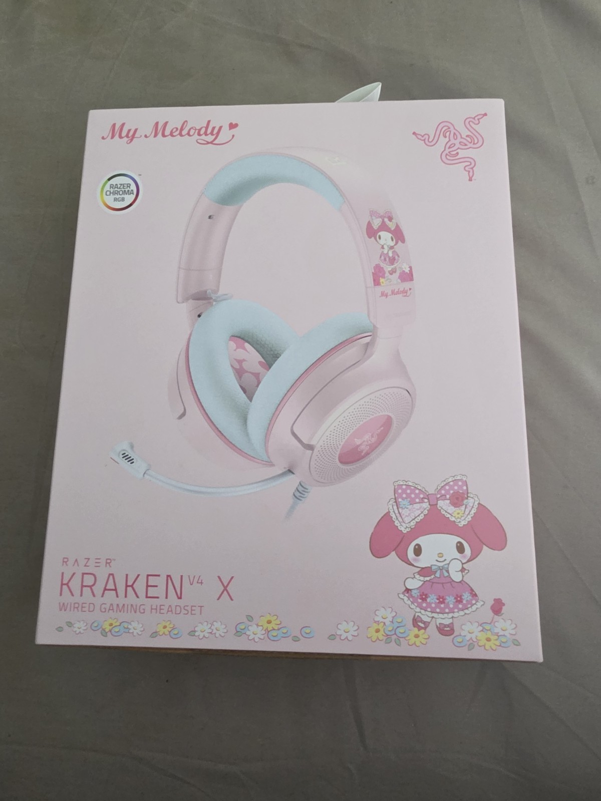 Razer Kraken V4 My Melody Wired Gaming Headset New, Sealed
