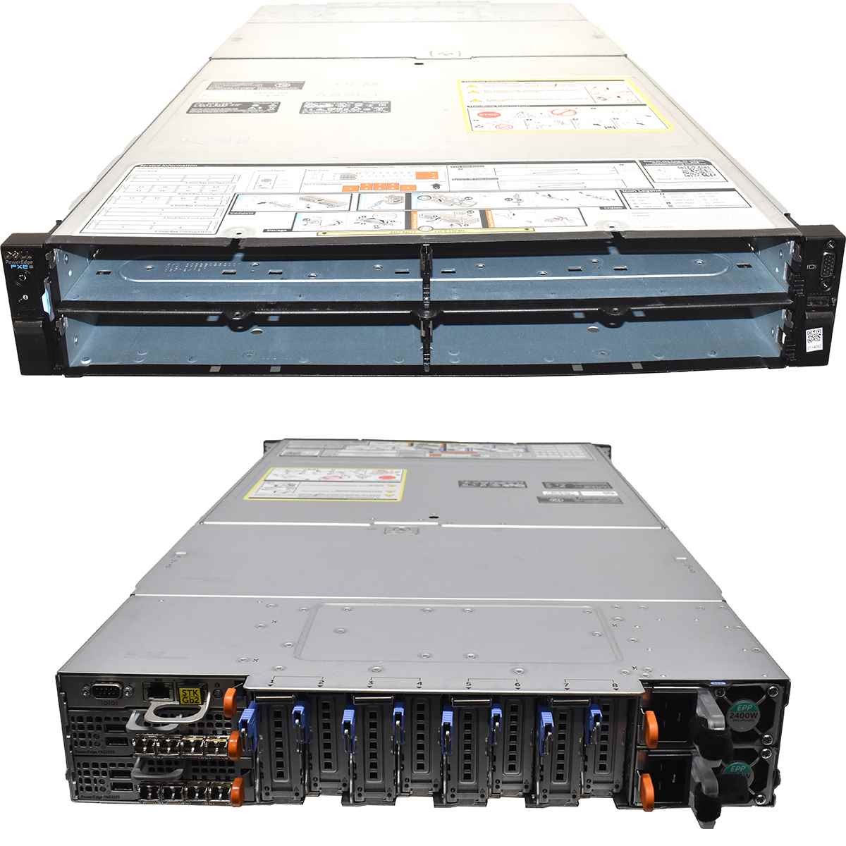 Dell PowerEdge FX2s Rack Server 0XJ6VP CMC 2x FN2210S 8x Riser Modules 2x PSU