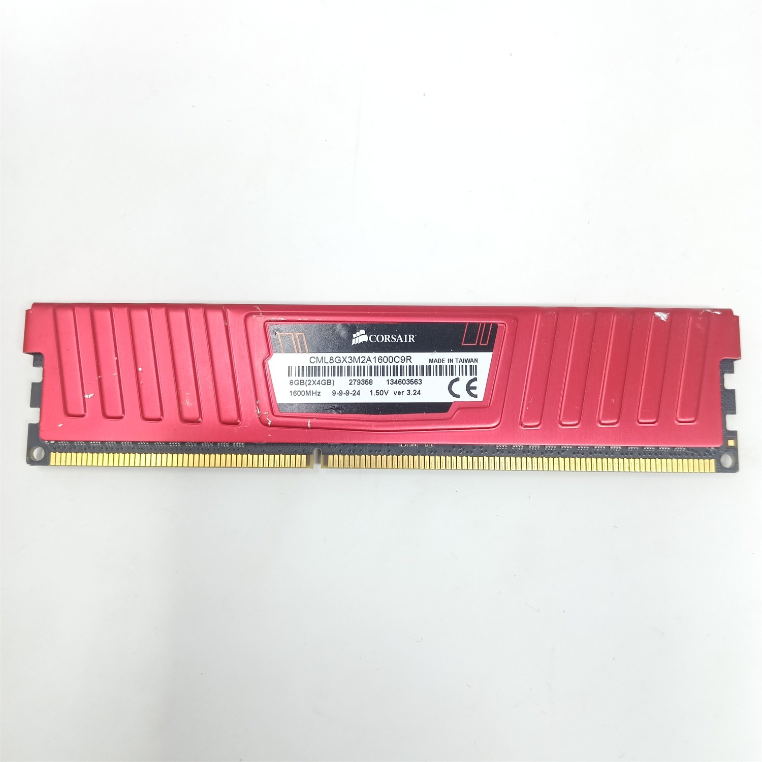 Corsair Vengeance LP 4GB DDR3 1600MHz Desktop RAM CML8GX3M2A1600C9R Red