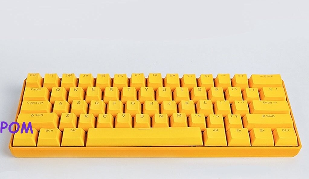 Yellow Cute Duck Mechanical Keyboard Press Crow USB Interface Keyboard Gifts NEW