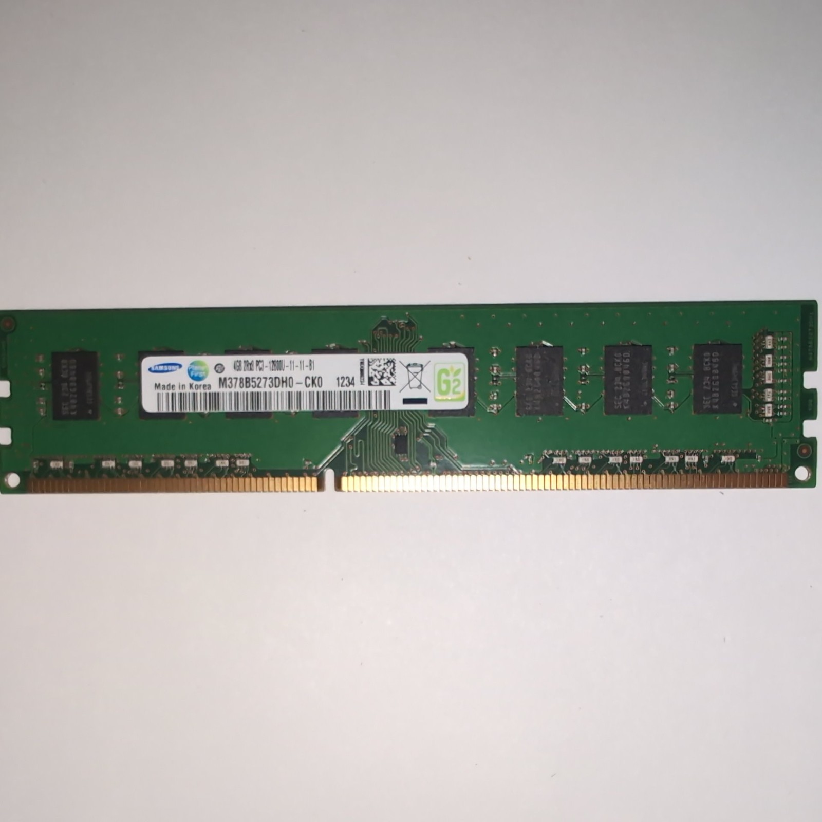 Samsung 4GB 2Rx8 PC3-10600U M378B5273DH0-CH9 Desktop DDR3 Memory RAM