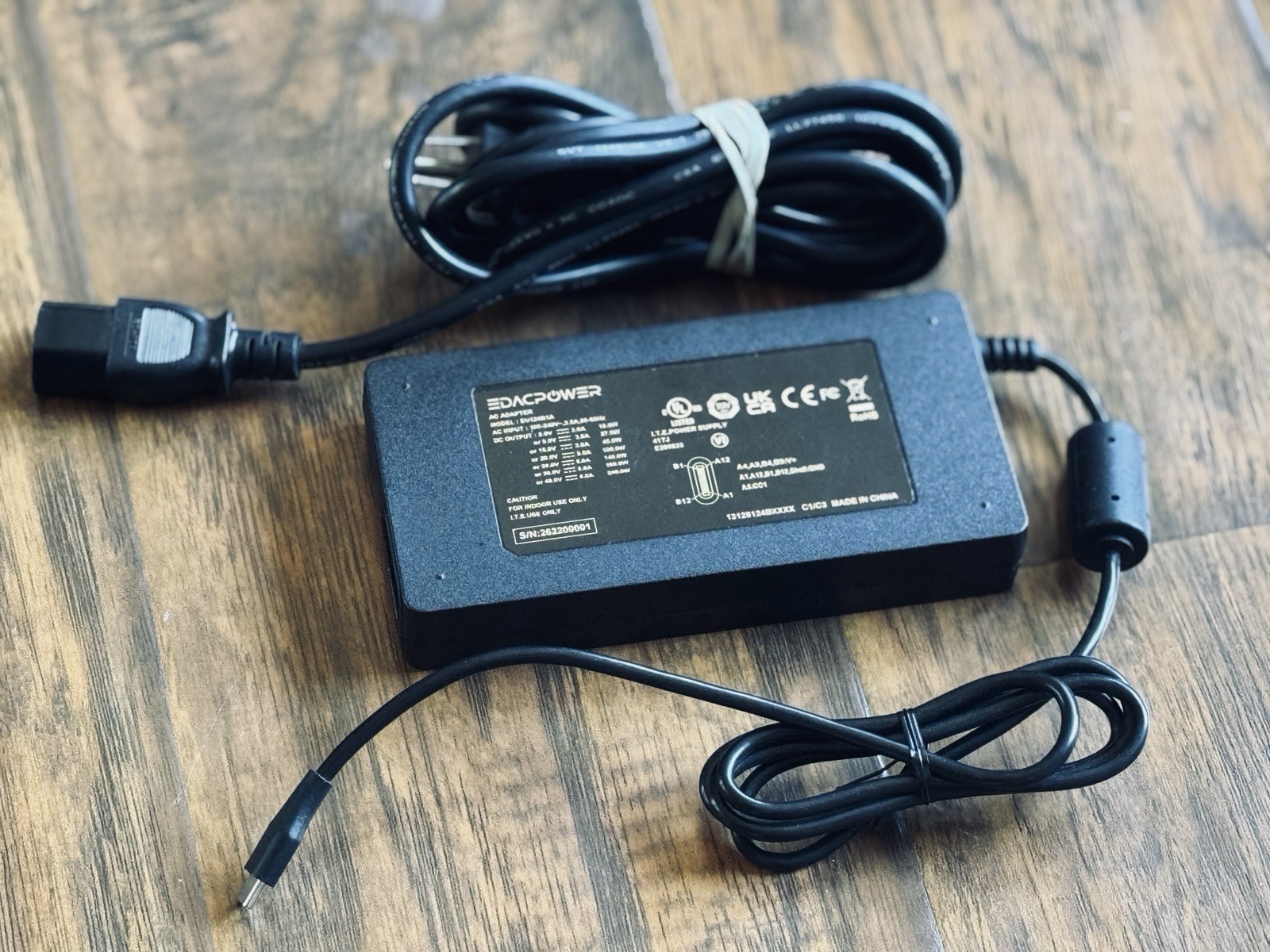 EDACPOWER 240W USB-C Type-C AC Adapter Laptop Charger Power Supply