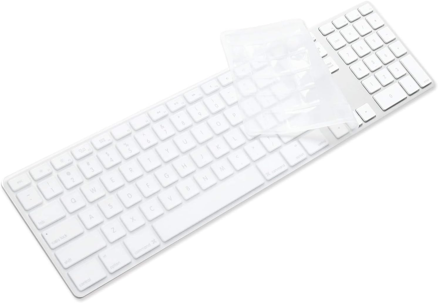 Proelife Keyboard Cover Skin for Apple Wired USB Keyboard with Numeric Keypad (A