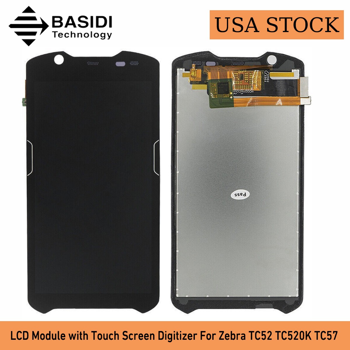 🔥New LCD Module w/ Touch Screen Digitizer For Zebra TC52 TC520K TC57 US STOCK🔥