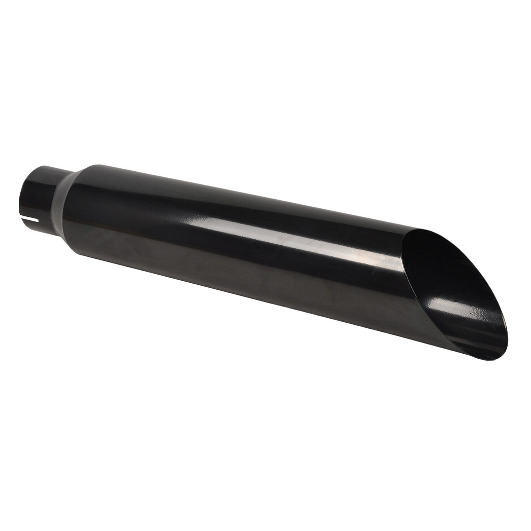 For Black Straight Exhaust Tip 5"-7" MT032004
