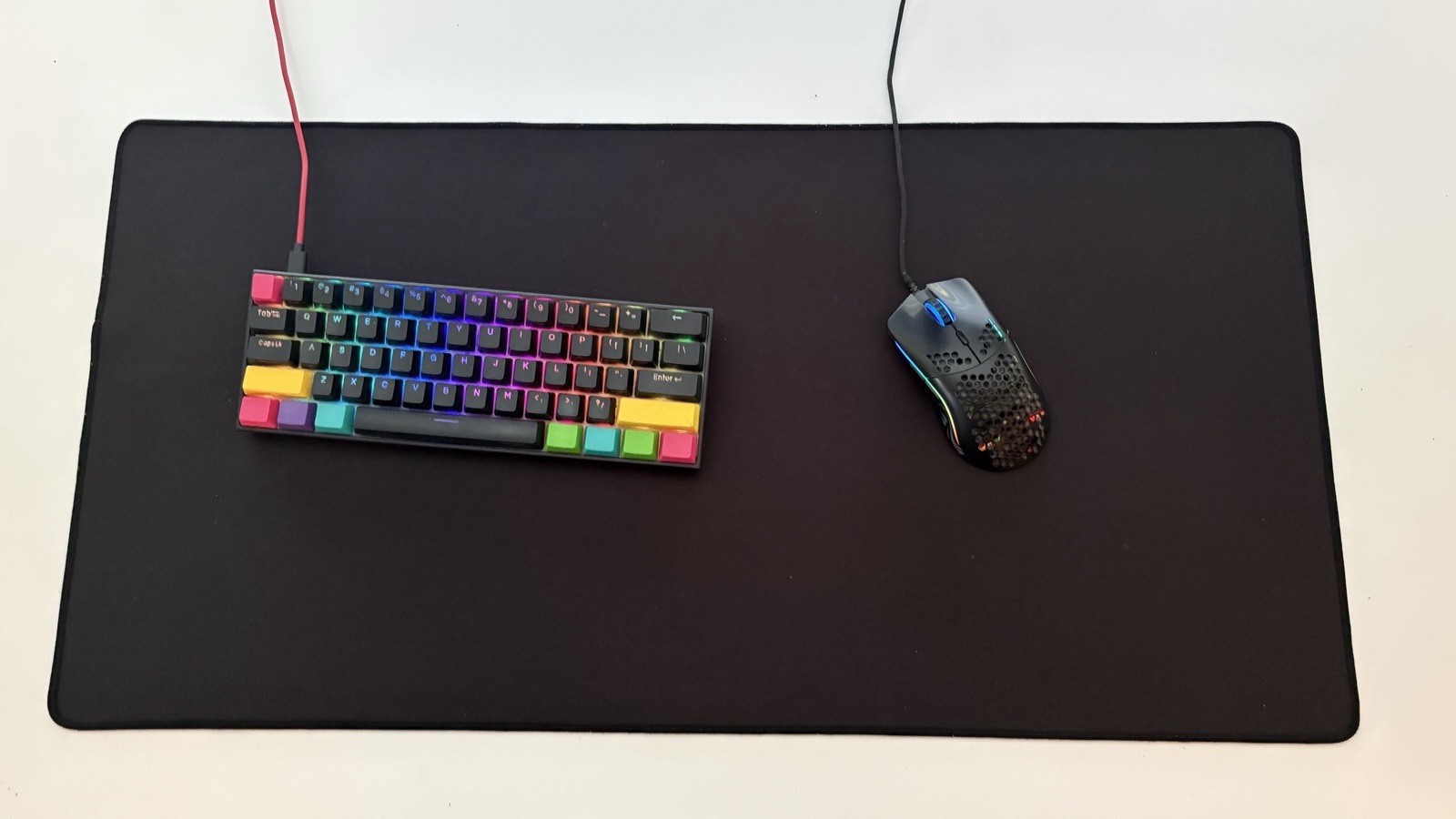 16x31 Black Gaming Sized Mousepad/Desk pad Same Day Shipping