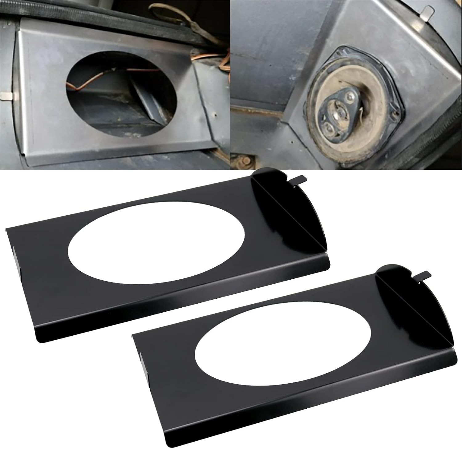 behind Seat Speaker Brackets Compatible with 1973-1987 Chevy GMC C10 behind Seat