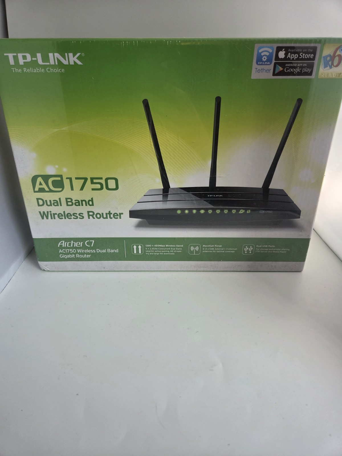 TP-Link Archer C7 1300 Mbps 4-Port Gigabit Wireless AC Router (Archer-C7 1750)