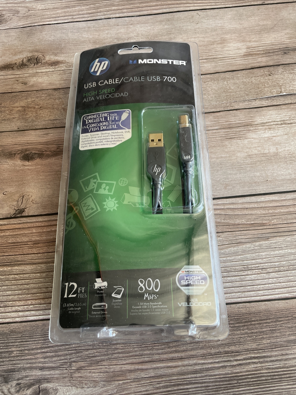 HP Micro USB Cable 700 Monster 12ft