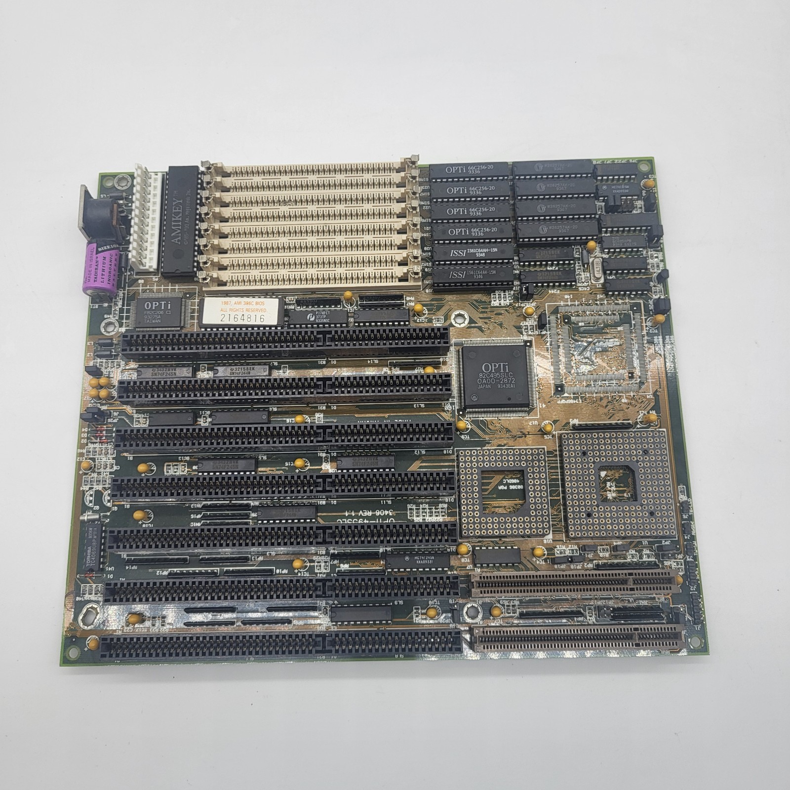 Octek HIPPO DCA I 486 Motherboard AMI BIOS VLB OPTi Original Box Vintage