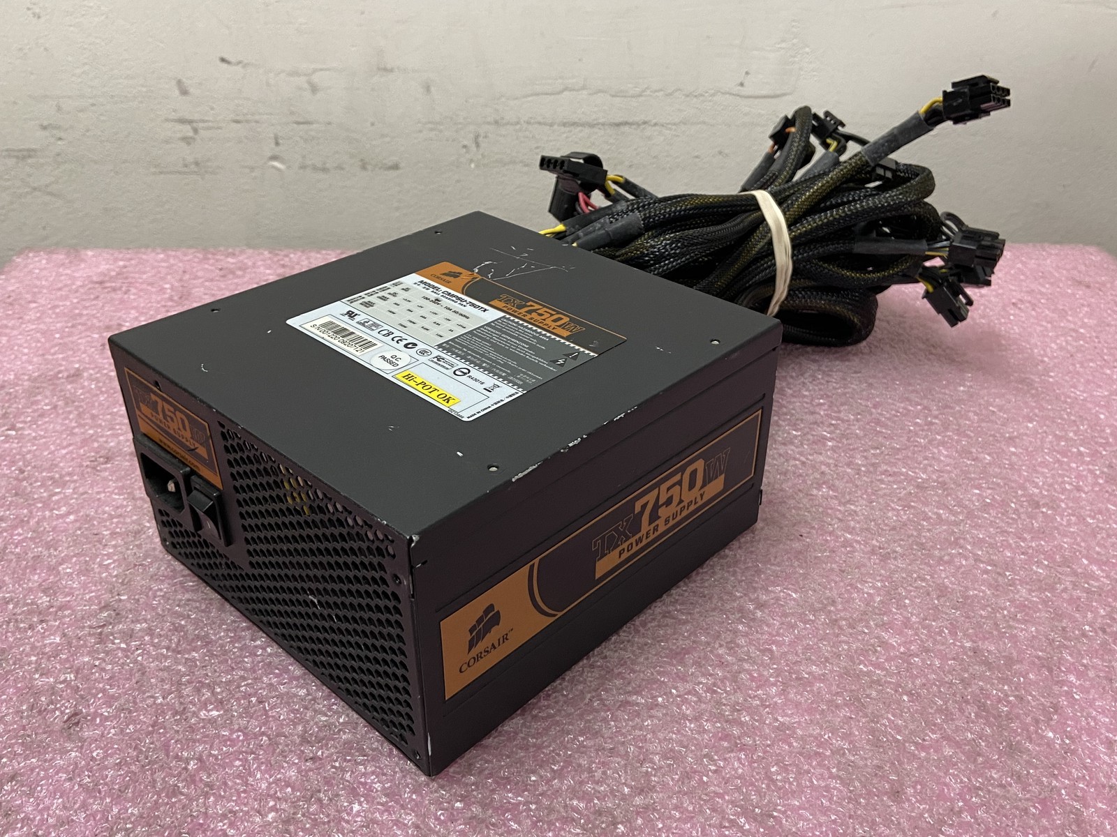 Corsair TX750W 750W 80 Plus Bronze Power Supply CMPSU-750TX - PS20A