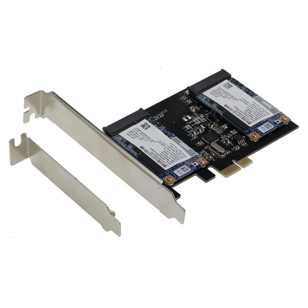 PCI Express mSATA SSD III 6G Adapter Card With Low Profile Bracket Card