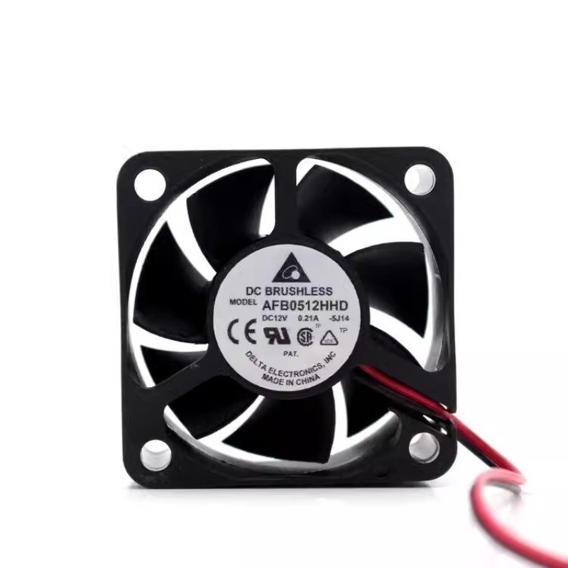 1pcs For Delta AFB0512HHD 5020 12V 0.21A 50*50*20mm 2-Wire Cooling Fan