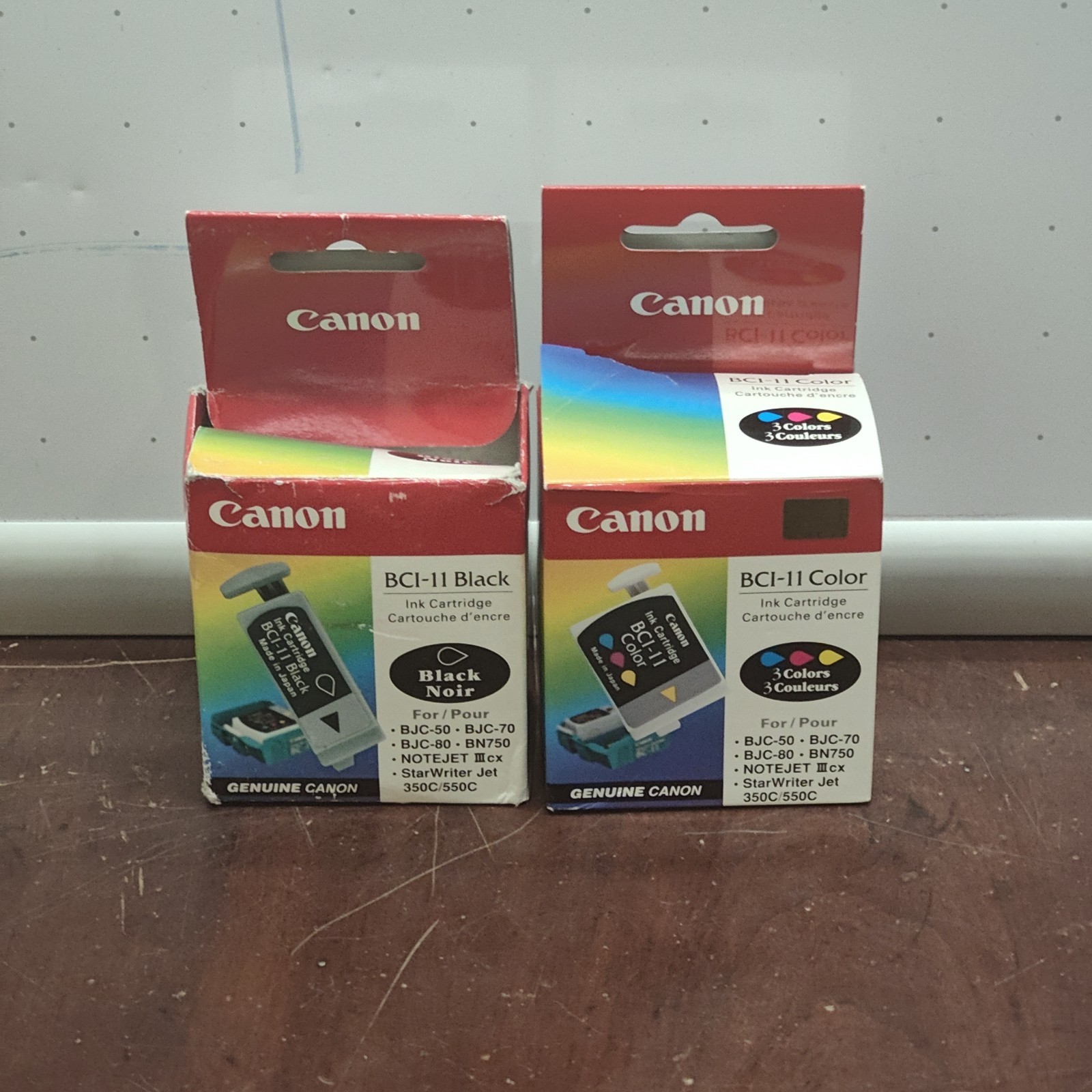 New Canon BCI-11 Multi-Color Ink & Black Cartridge For BJC-80/70 NOTEJET IIICX