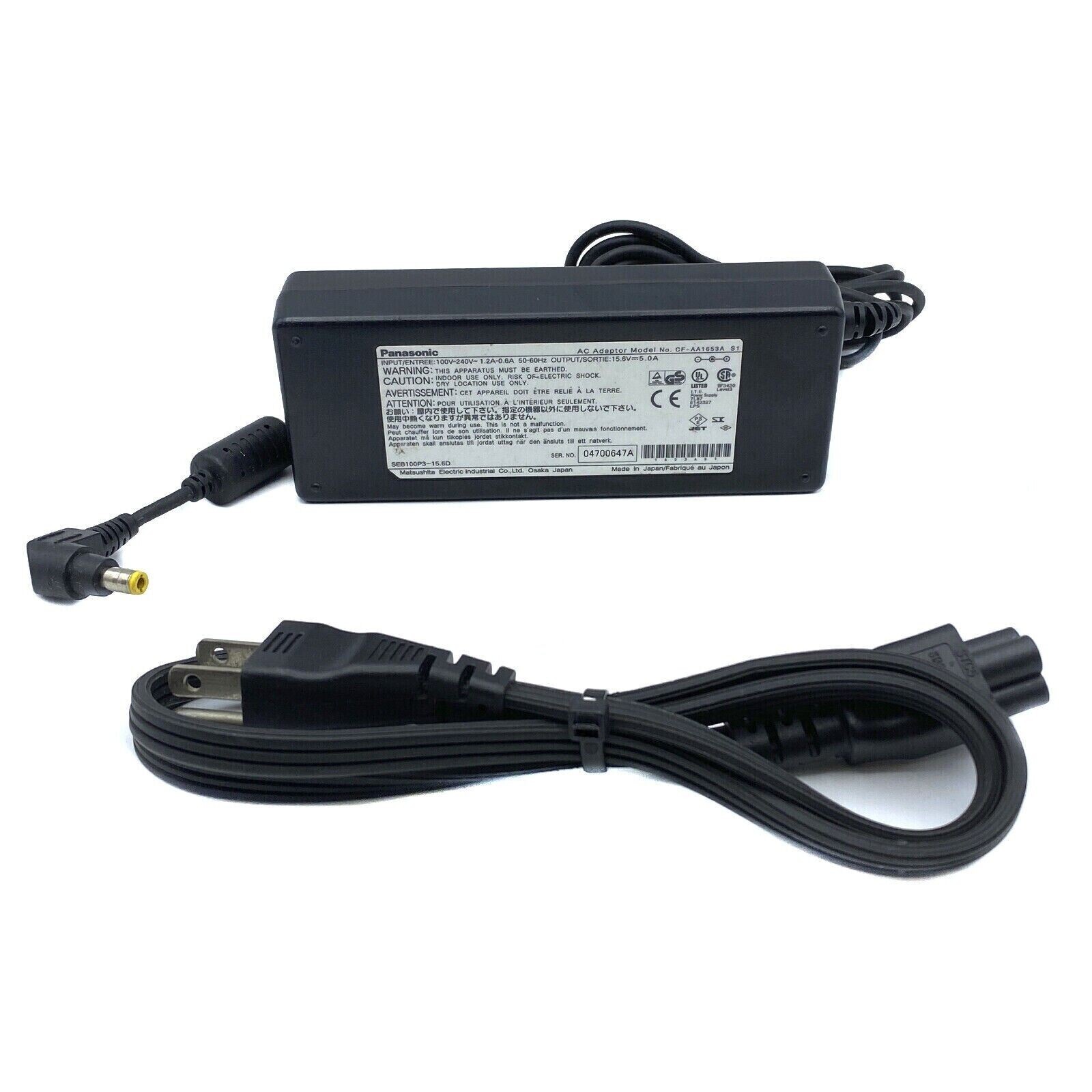 NEW Genuine 78W Adapter Charger For Panasonic Toughbook CF-31 CF-53 CF-52 CF-19