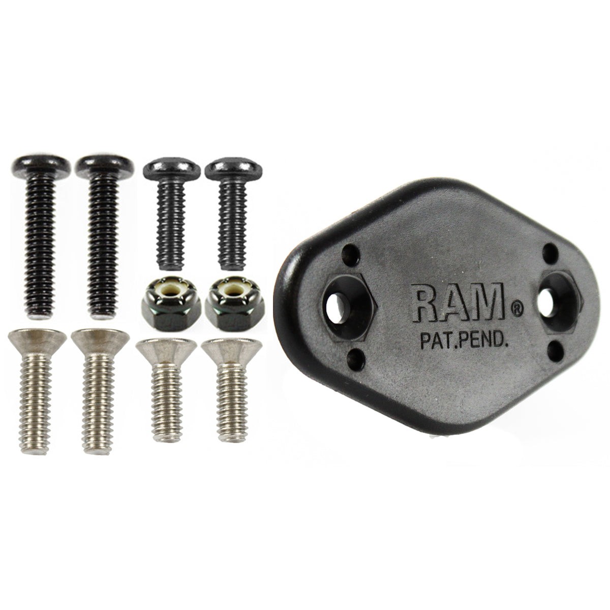 RAP-326RMU  RAM EZY-Mount Quick Release Recessed Male Ada...