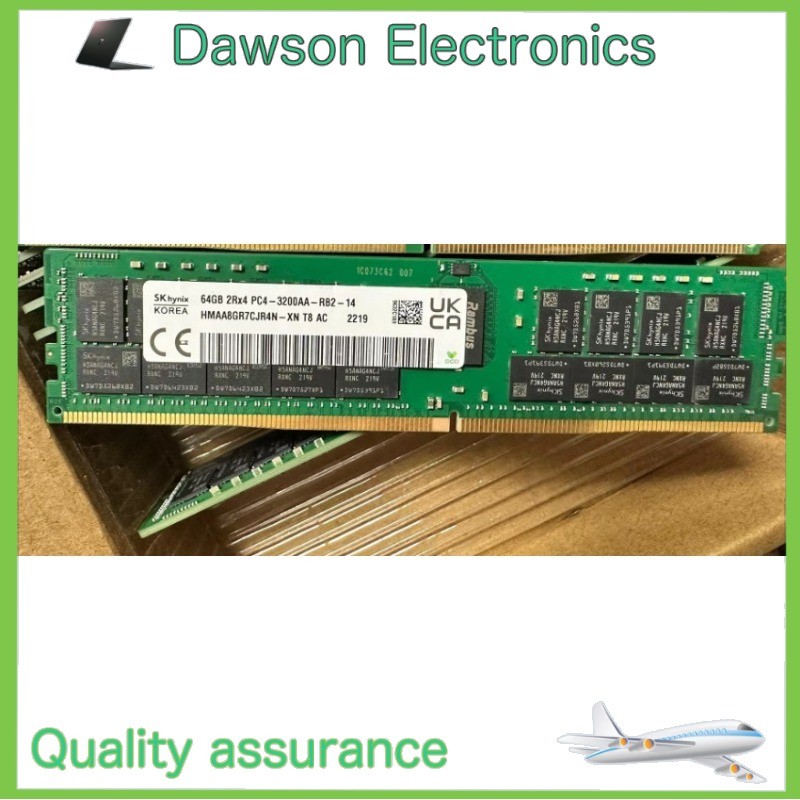 SK Hynix 64GB DDR4 3200 2Rx4 PC4-25600 HMAA8GR7CJR4N-XN 288pin Server RDIMM RAM