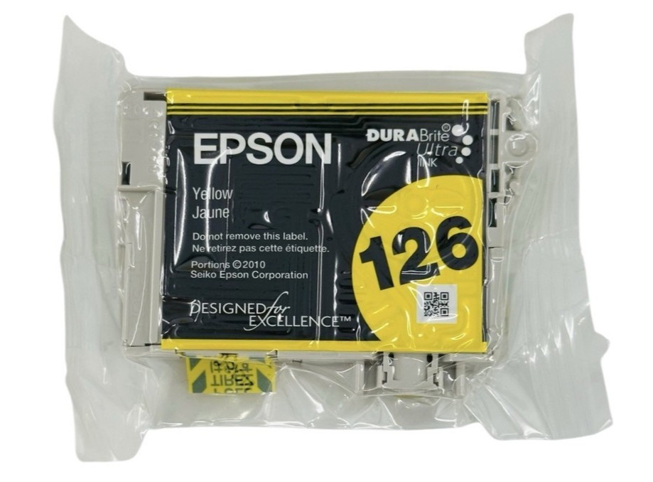 Genuine Epson 126 DuraBrite Yellow Ink Cartridge  T126220 T126420 OEM T1264
