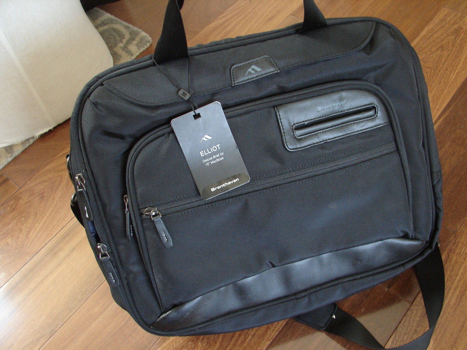 Brenthaven Elliot Delux Briefcase for 15" Macbook Carrying Case New