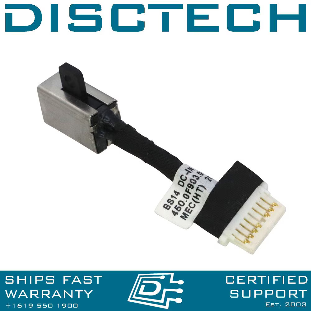 Genuine Dell WJXD9 DC Power Jack Cable for Dell Inspiron 14 5481 5482 5485 5591