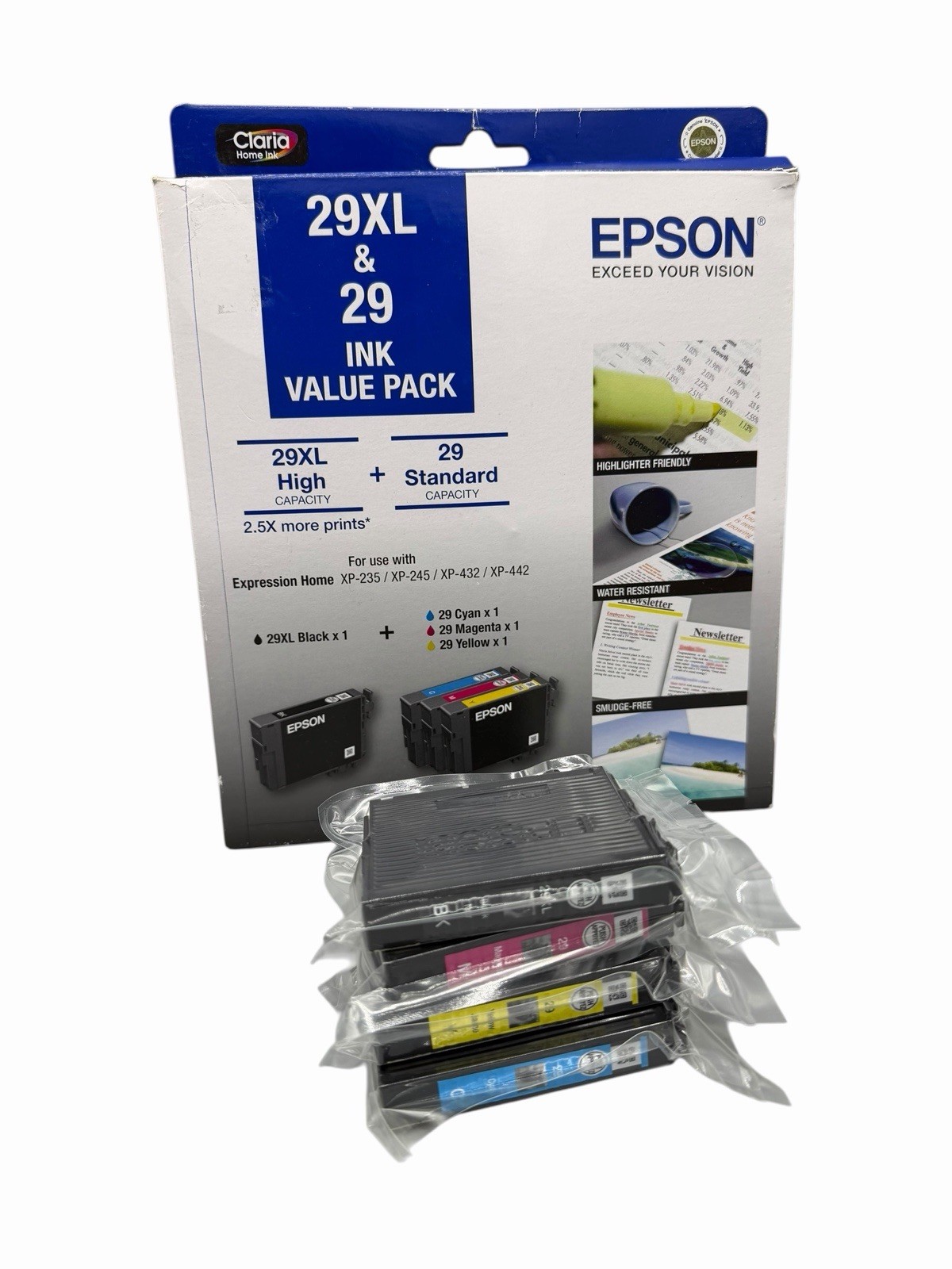Epson Genuine 29XL and 29 C/MY Ink Value Pack for XP-235 and XP-432 P/N:C13T2996
