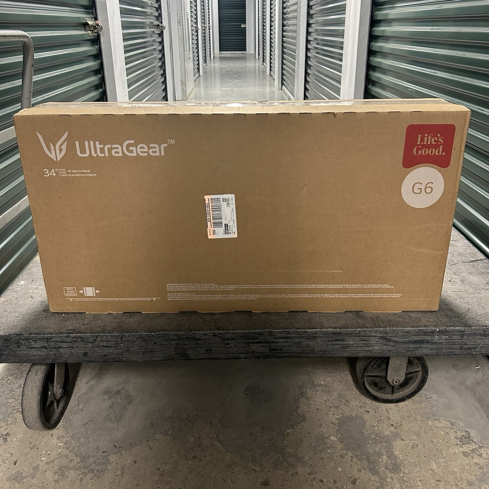LG UltraGear 34" 1440p HDR 160Hz Curved Ultrawide Gaming Monitor 34G600A-B NEW