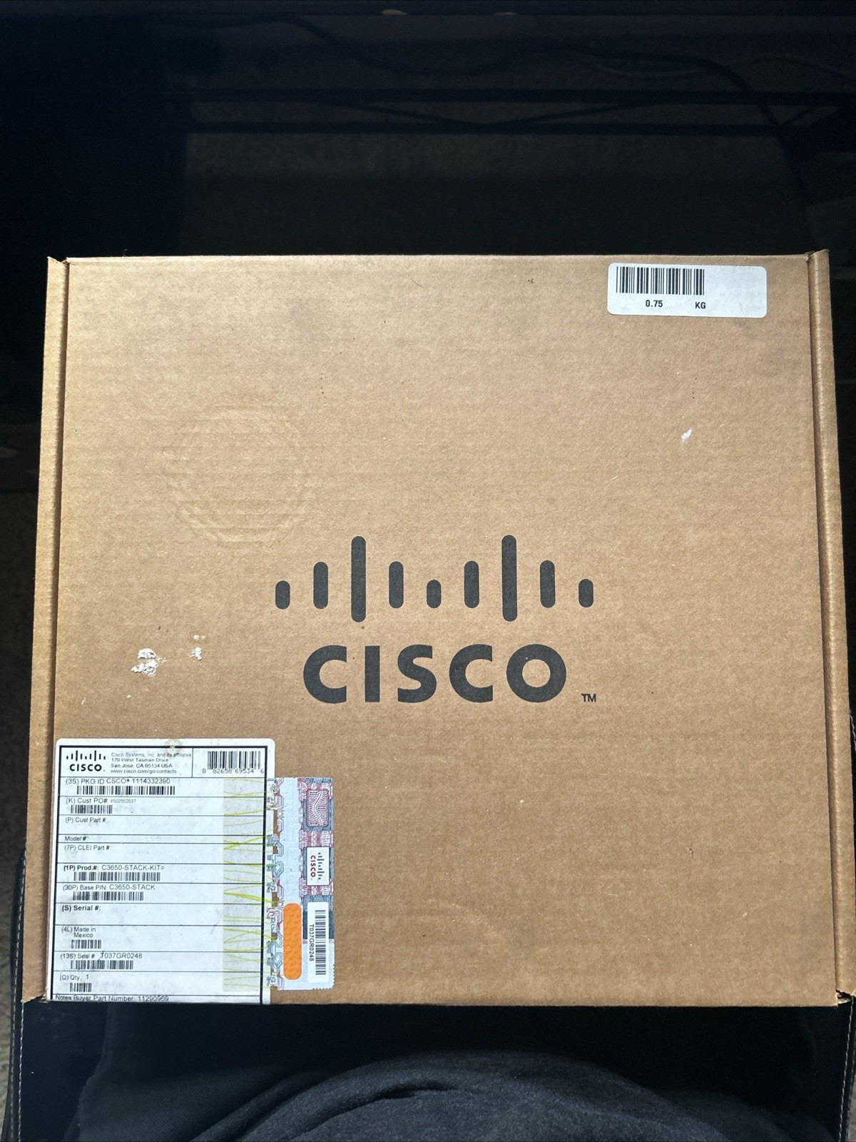 Cisco C3650-STACK-KIT FACTORY SEALED BRAND NEW  