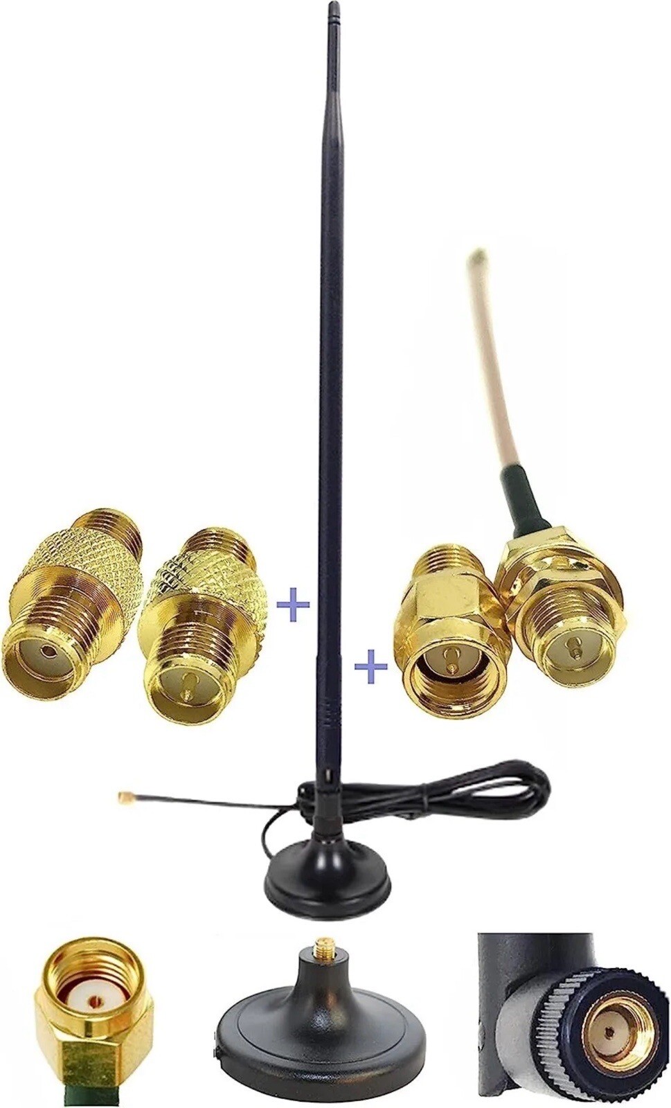Universal Kit Dual Band Wi-Fi 9Dbi Extension Long Range Omni Directional 2.4/5Gh