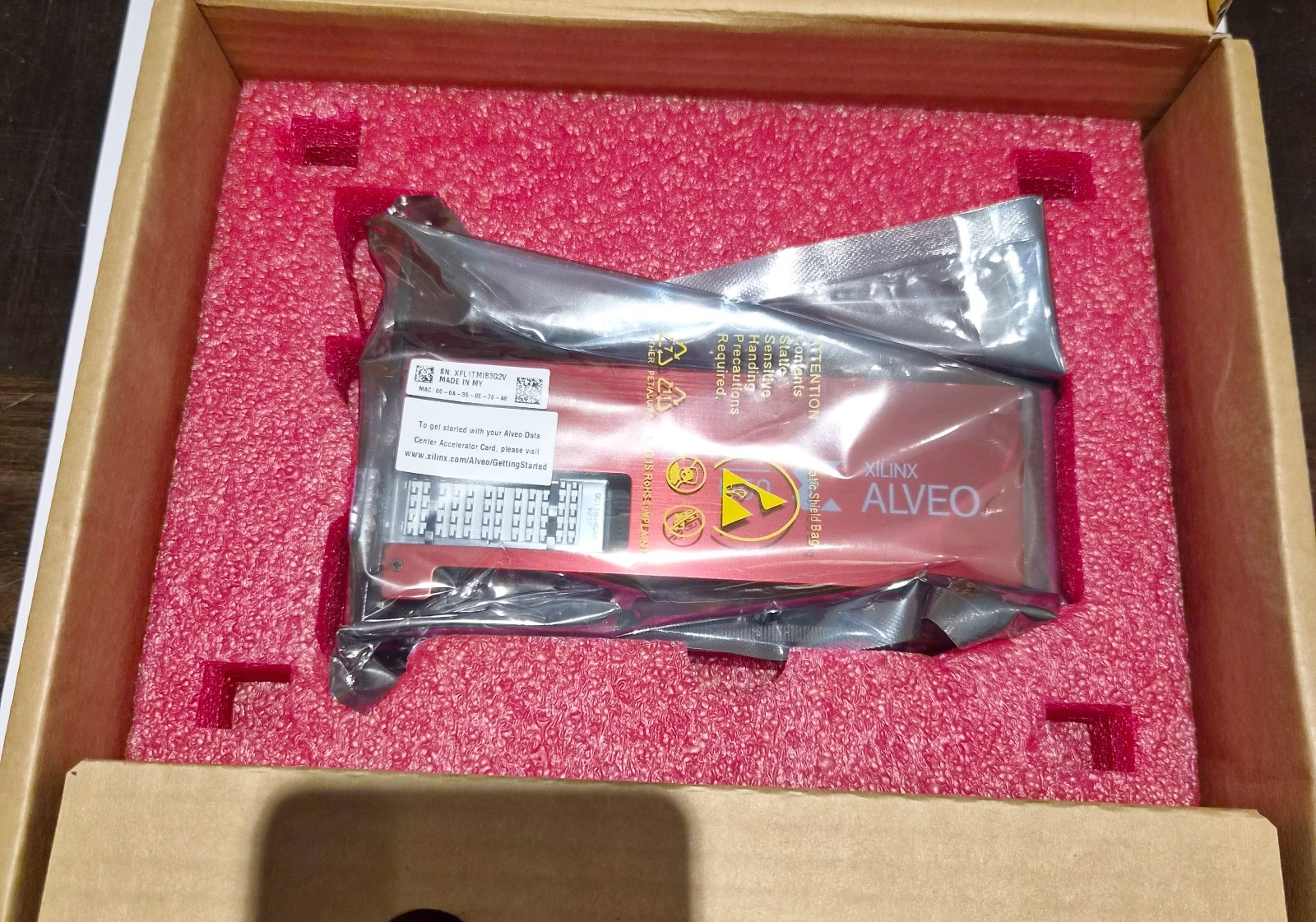New Xilinx Alveo U50  A-U50-P00G-PQ-G  Data Center Accelerator Card
