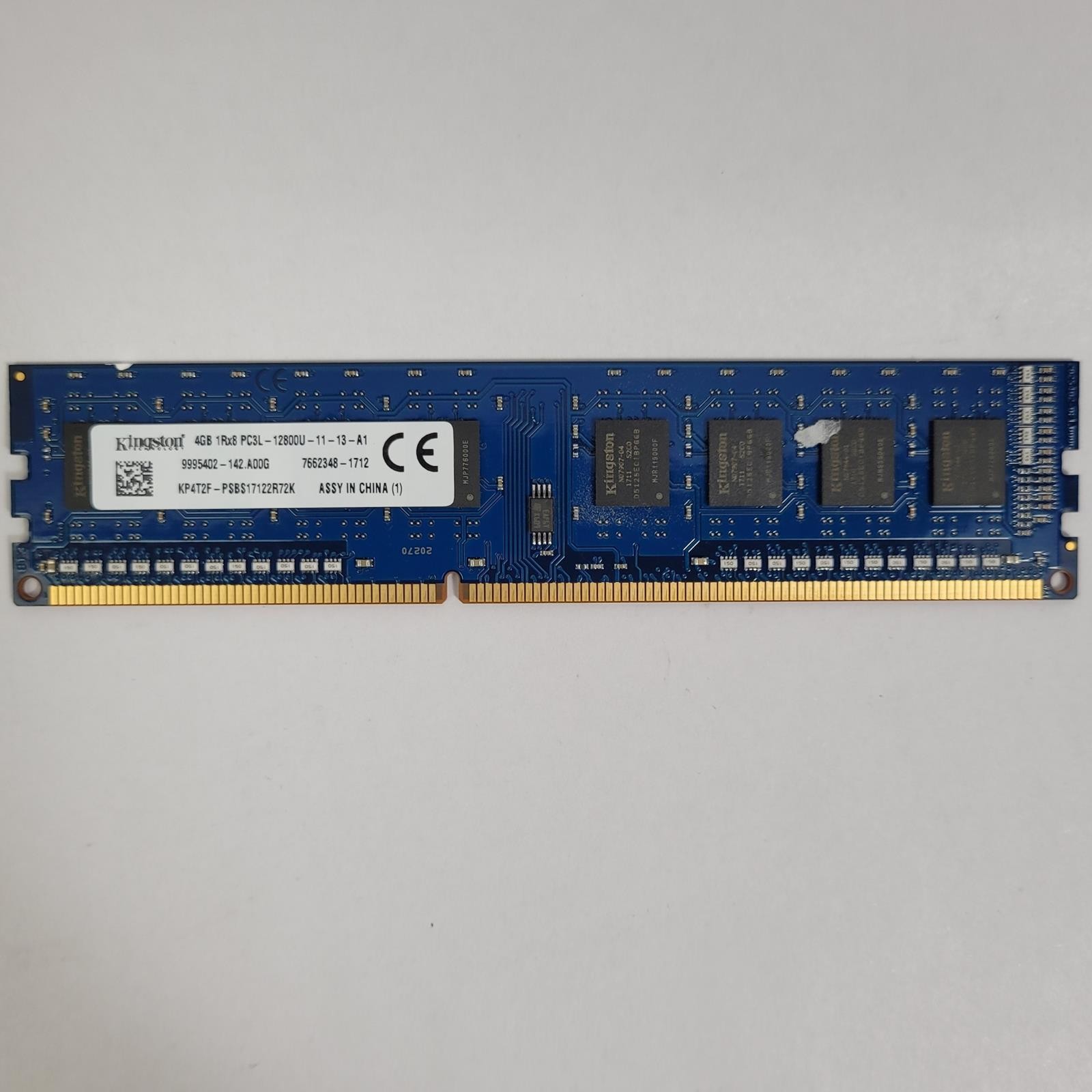Assorted KINGSTON 4GB 1600 DIMM DDR3 RAM | Grade A | ER