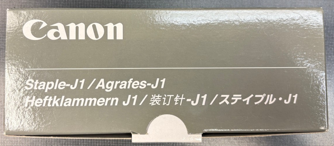 New In Box J1 Staples Canon 6707A001 STAPLE-J1 Staple Cartridge - 2 Cartridges