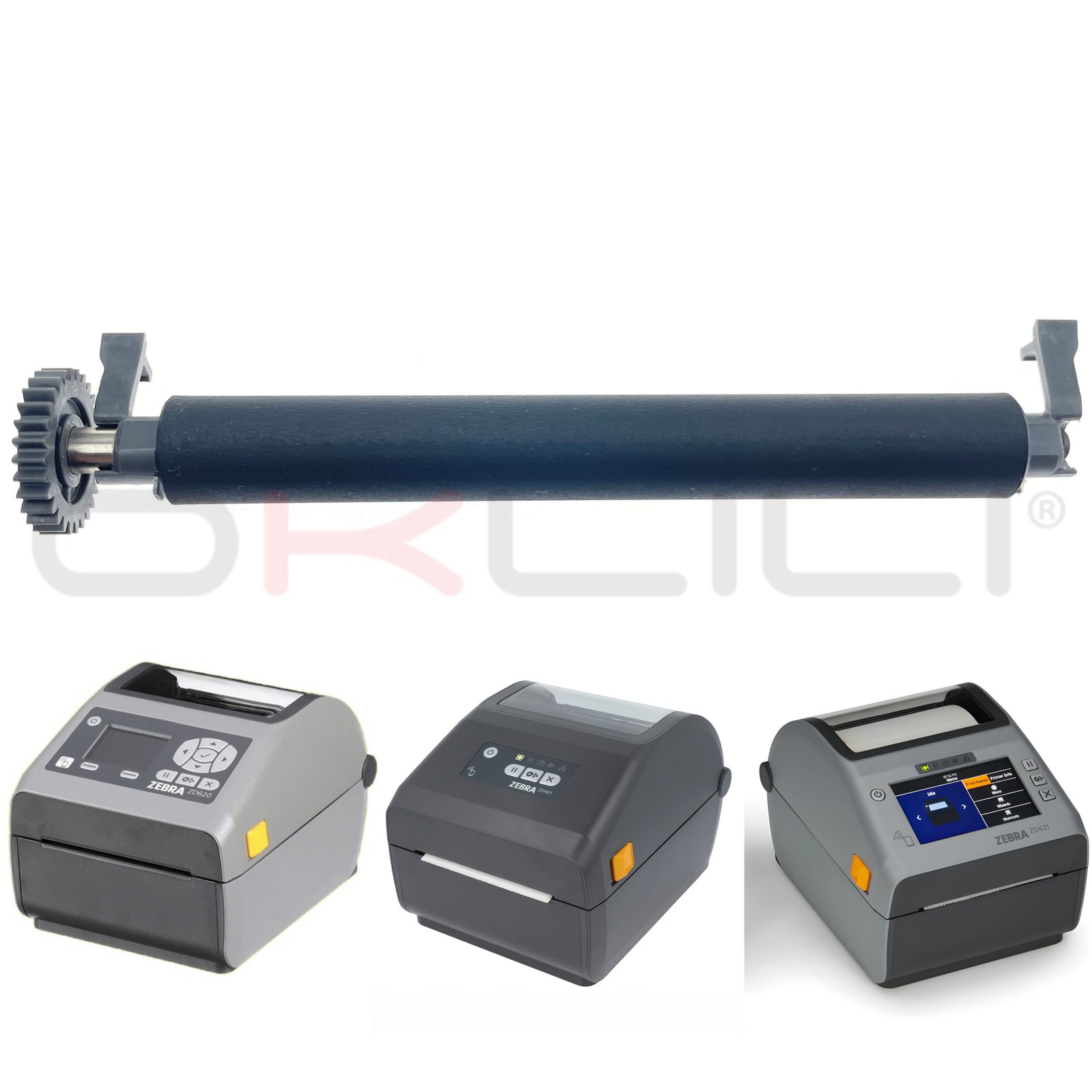 US P1112640-061 Platen Transfer Roller Kit for Zebra ZD421D ZD621D Lable Printer