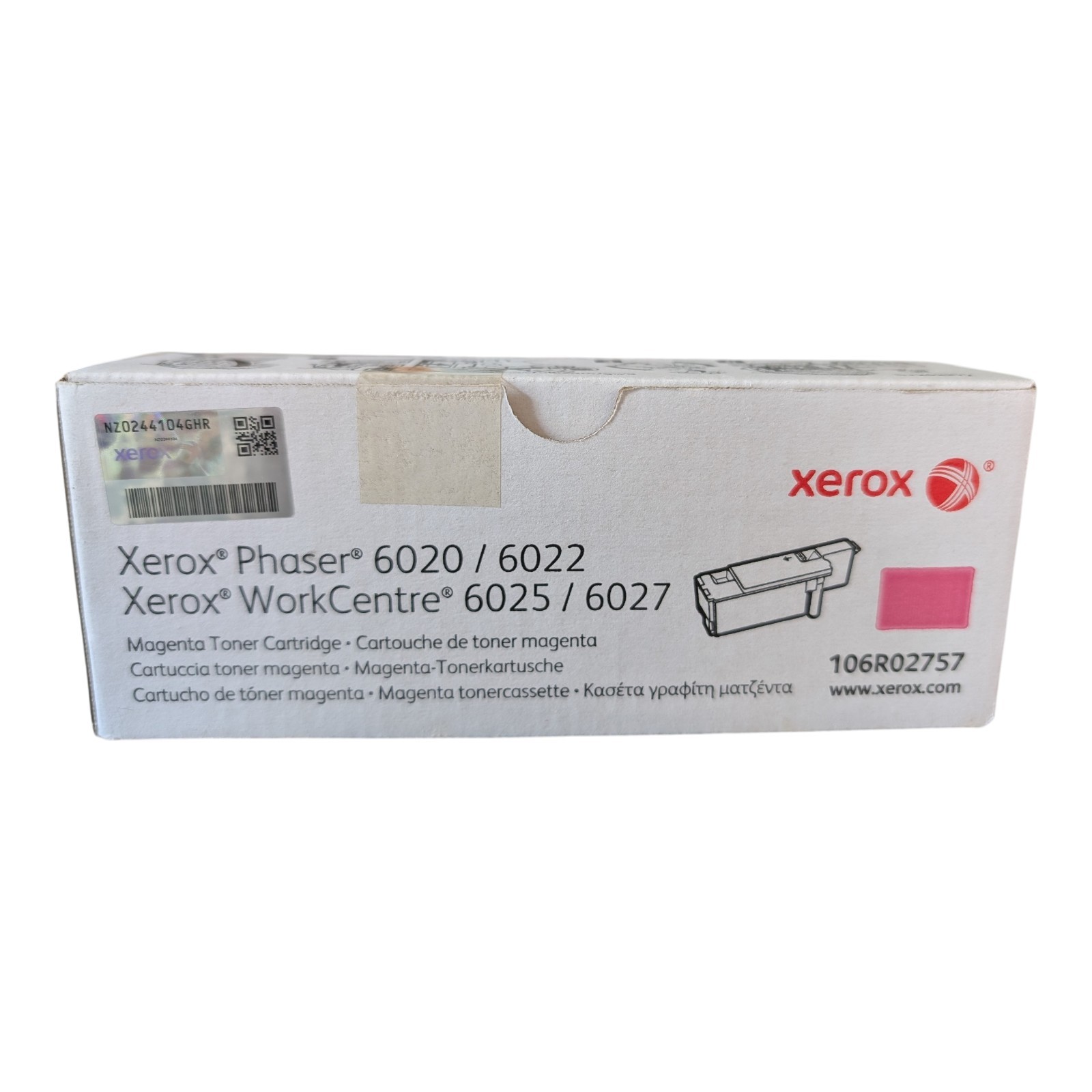 Genuine Xerox 106R02757 Magenta Toner Cartridge Phaser 6020 6022 WorkCentre 6025